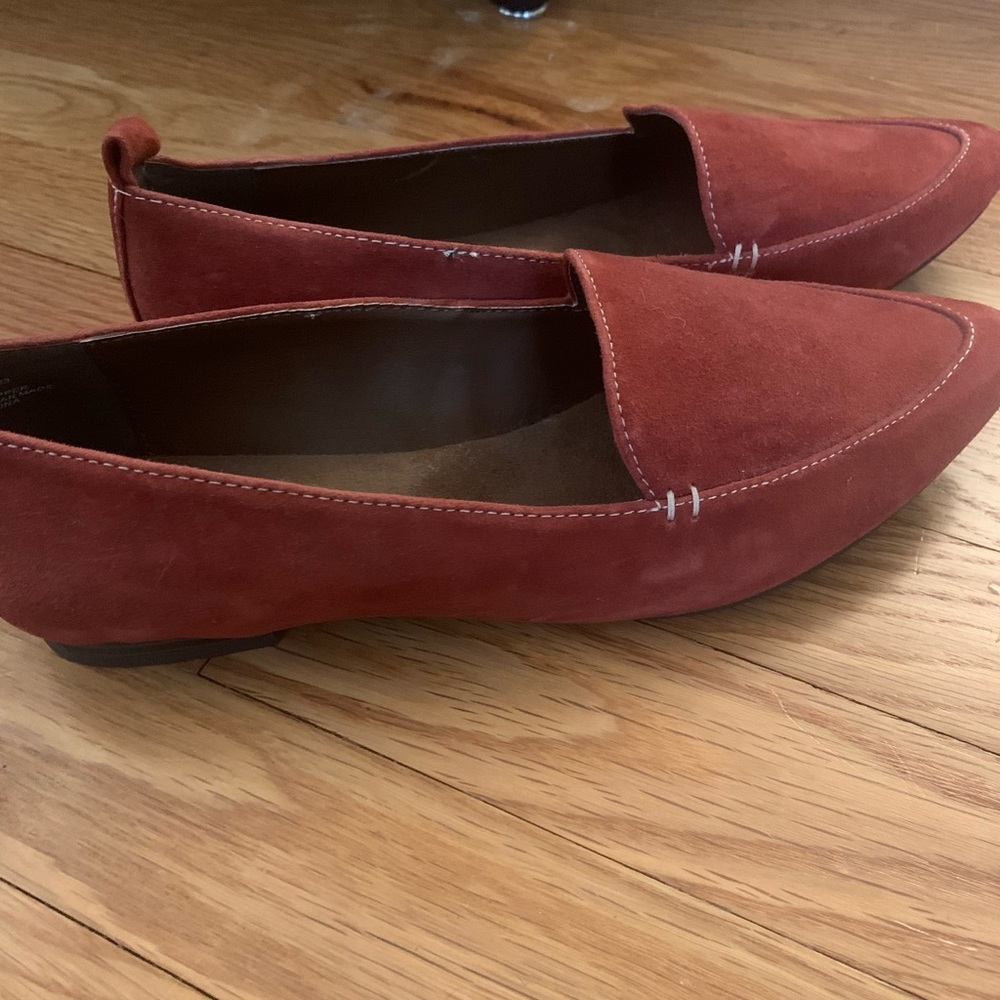Suede loafers